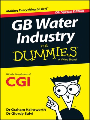 cover image of GB Water Industry For Dummies